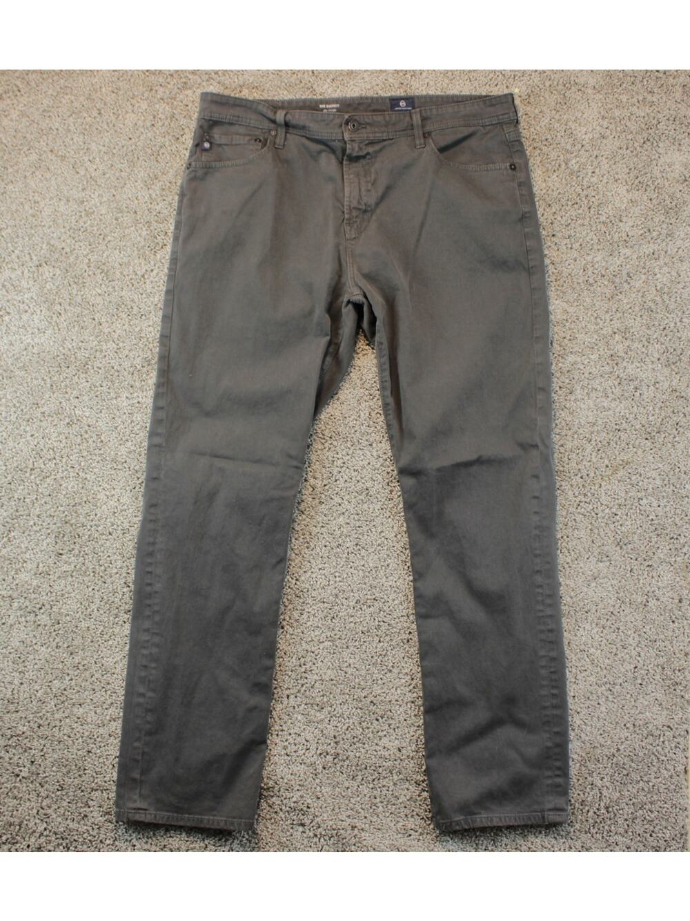 AG Adriano Goldschmied Mens 38x32 Gray Everett Slim Straight Jeans